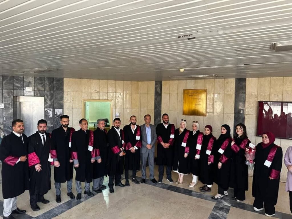 أداء اليمين القانونية لمحامين متمرنين أمام محكمة الاستئناف المدنية الأولى