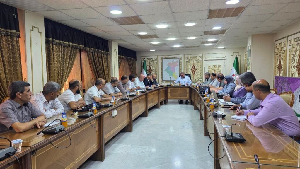 محافظ درعا يبحث مع شركة الكهرباء واقع الشبكة والتحديات