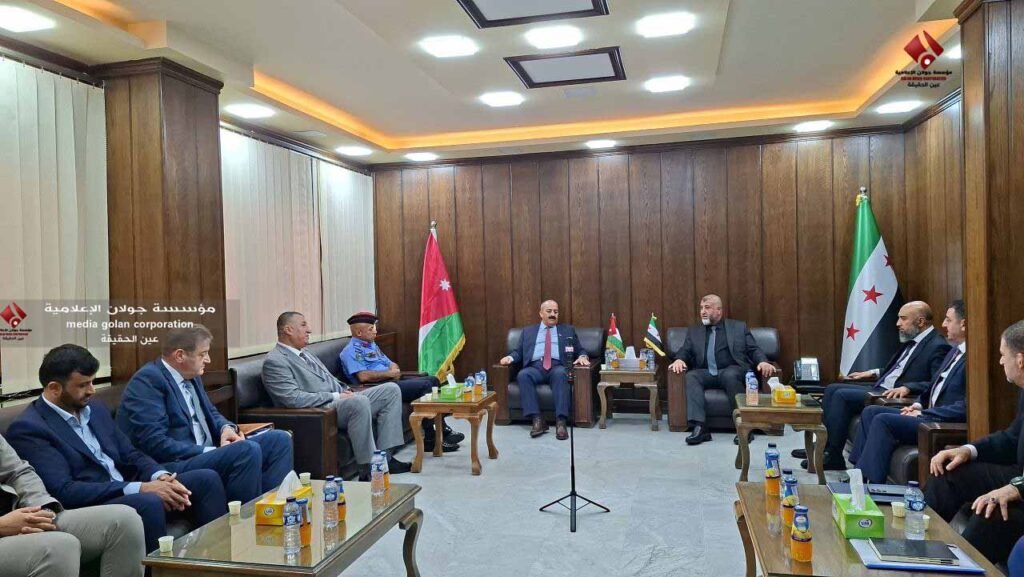 زيارة وفد أردني إلى درعا لبحث التعاون الاقتصادي والتنموي