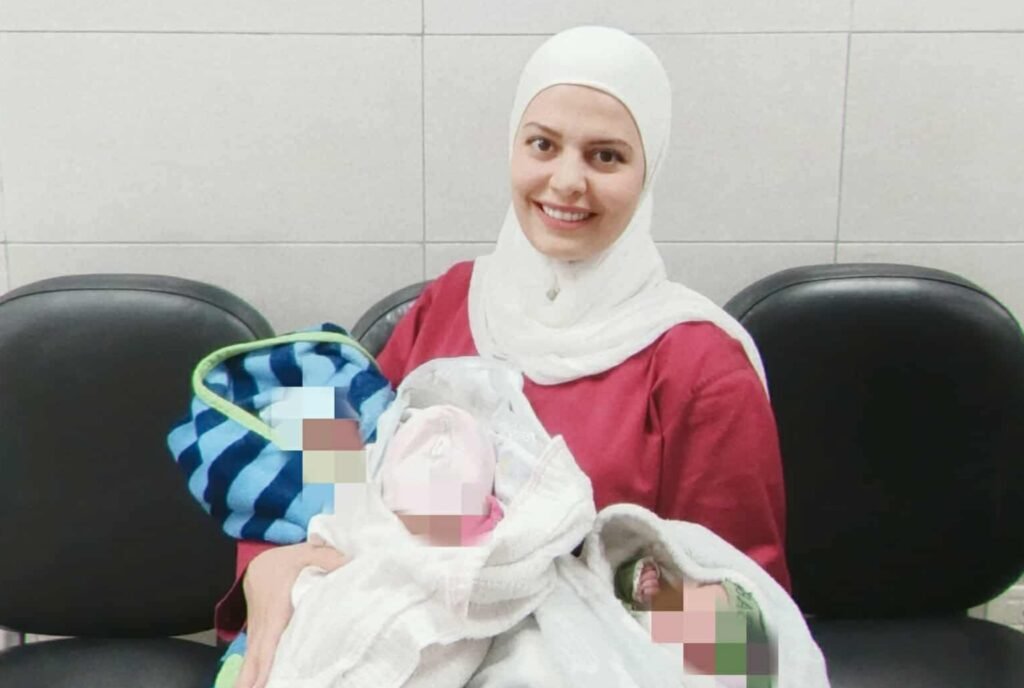 ولادة نادرة لتوأم ثلاثي في مشفى الجولان الوطني