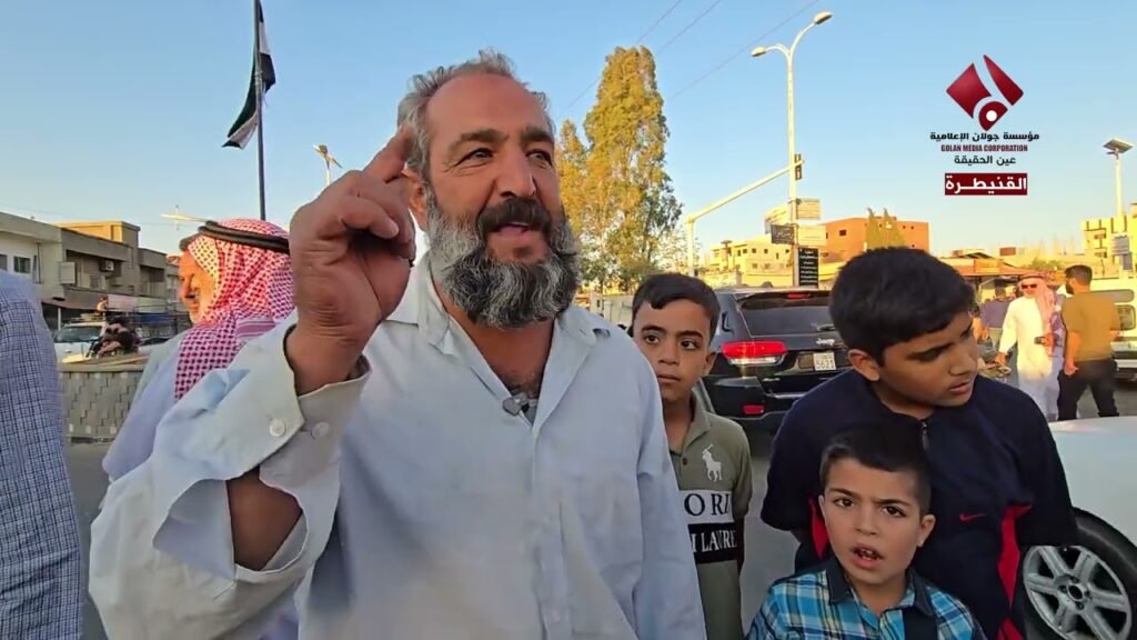 وقفة شعبية في محافظة القنيطرة تندد بمشاريع التقسيم