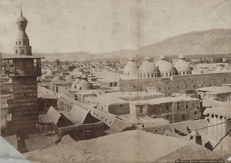 صورة دمشق في ستينيات القرن التاسع عشر 1860