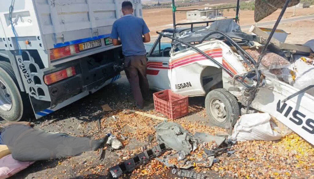 ثلاثة حوادث مرورية في محافظة درعا خلال يوم واحد
