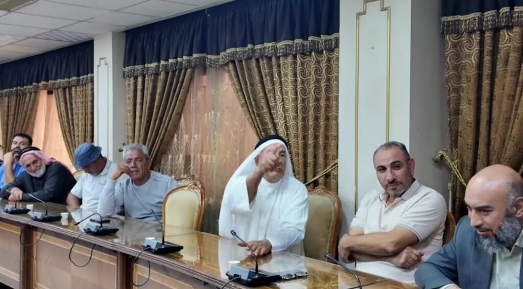 مزارعو درعا يحتجون على استيراد الخضراوات