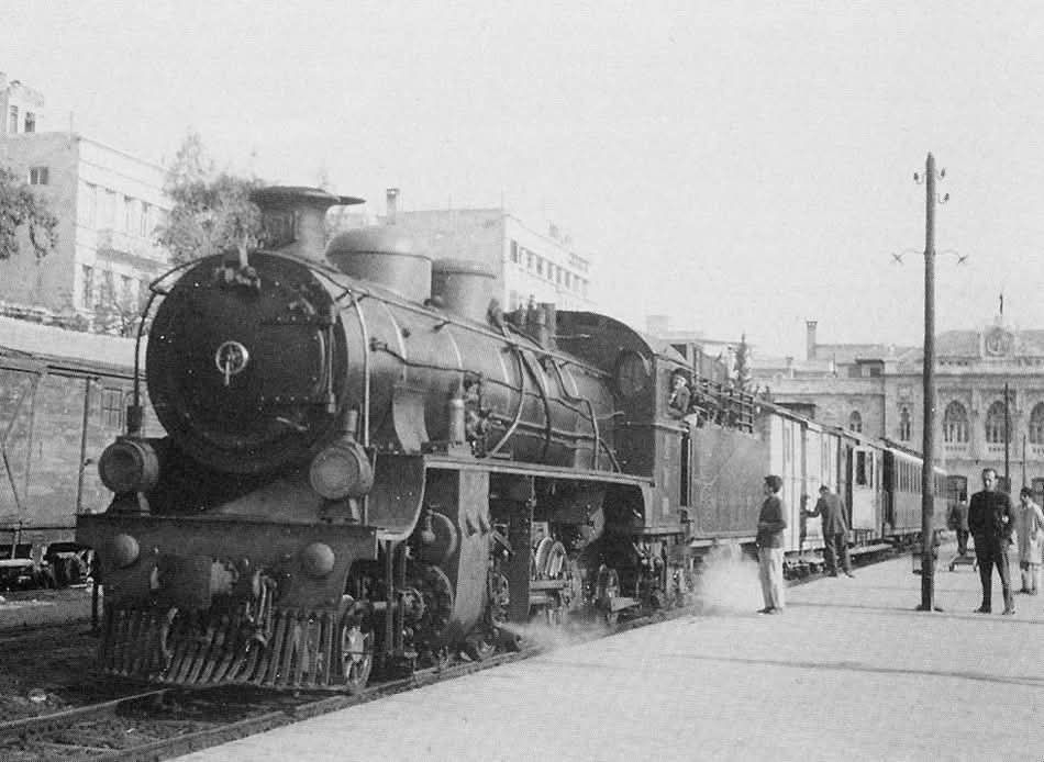 صورة نادرة لمحطة الحجاز في دمشق تعود لعام 1965