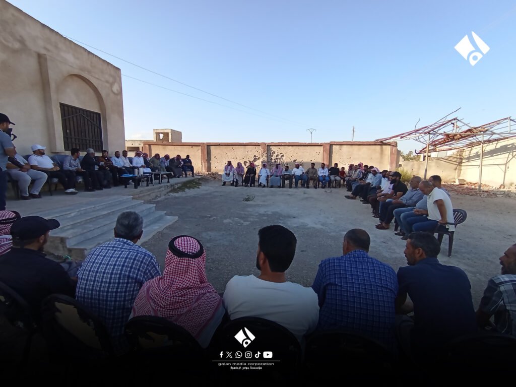 مدير منطقة درعا يطلع على احتياجات بلدة عين ذكر ويعد بمتابعة مطالب الأهالي