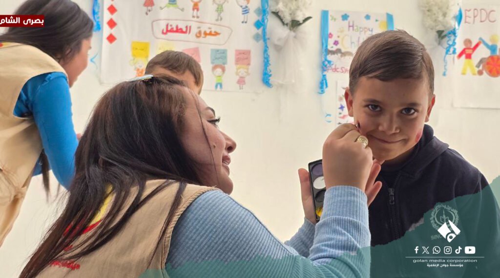 فعاليات توعوية للأطفال في بصرى الشام بمناسبة يوم الطفل العالمي