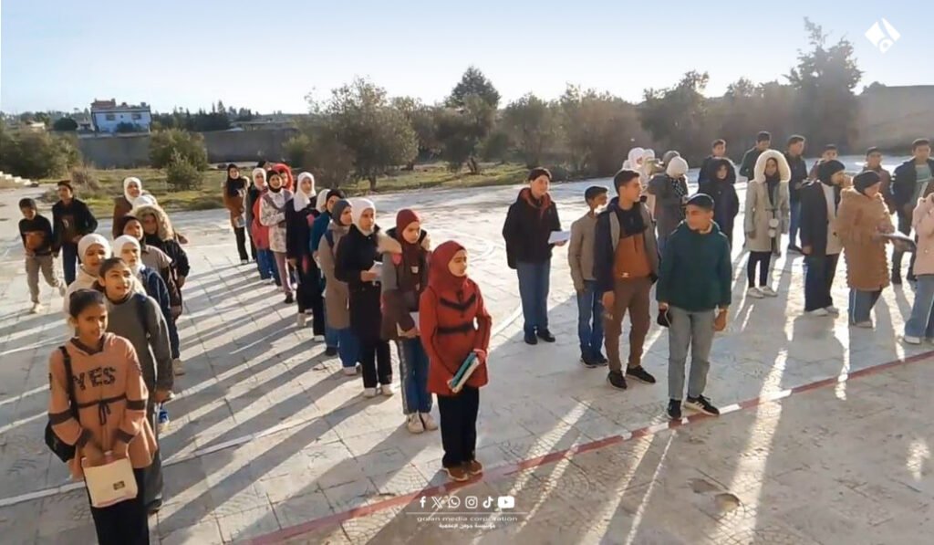 انطلاق العملية الامتحانية للفصل الدراسي الأول في مدارس محافظة القنيطرة