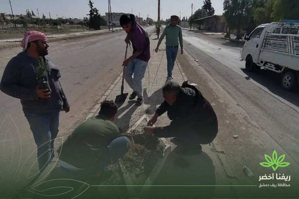 حملة “ريفنا أخضر” تستهدف زراعة نصف مليون غرسة في ريف دمشق
