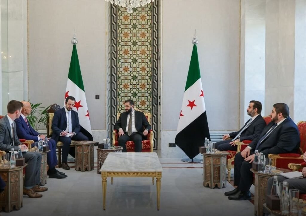 وفد أميركي يلتقي الرئيس الشرع في دمشق 