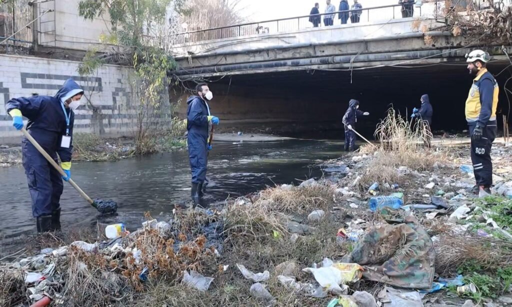 حملة تعزيل شاملة لمجرى “نهر الديراني”