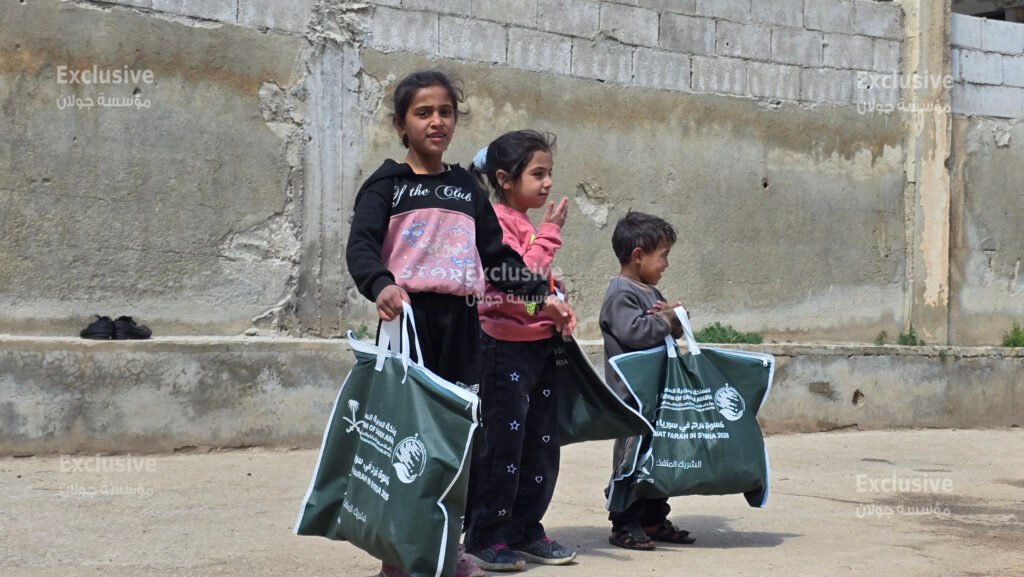 حملة “كسوة فرح” تستهدف أطفال بصرى الشام والمهجّرين في معربة