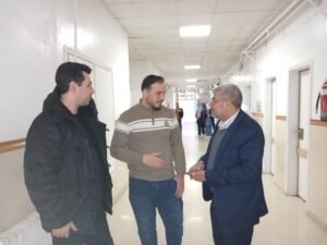 مدير صحة ريف دمشق يتفقد العمل بمشفى النبك ويوجه بالتواصل المباشر مع المرضى