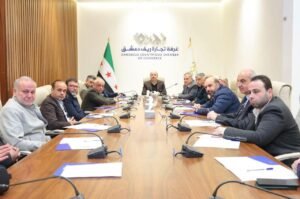 رئيس غرفة تجارة ريف دمشق يبحث مع معاون وزير التربية واقع اللباس المدرسي