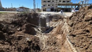 صيانة شاملة لخط الصرف الصحي الرئيسي في الشيخ مسكين