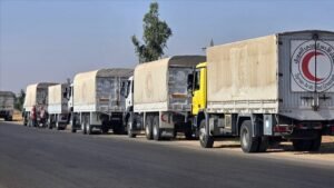 قافلة مساعدات جديدة إلى السويداء