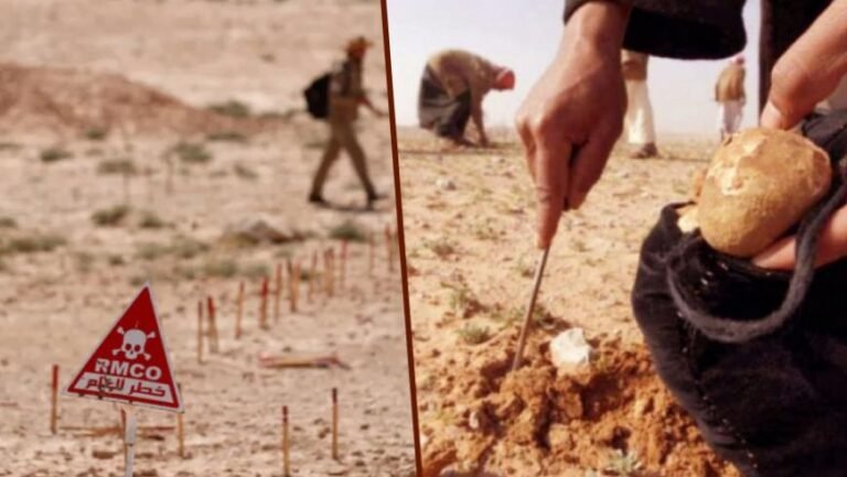 أطفال يعبثون بالألغام في ريف الرقة.. خطر قاتل يتفاقم مع موسم الكمأة