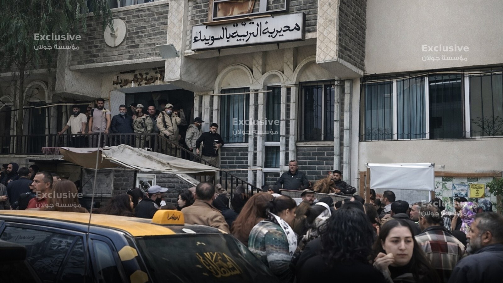 اختطاف مدير تربية السويداء بعد اقتحام المديرية وانتشار مسلح في محيط قيادة الشرطة