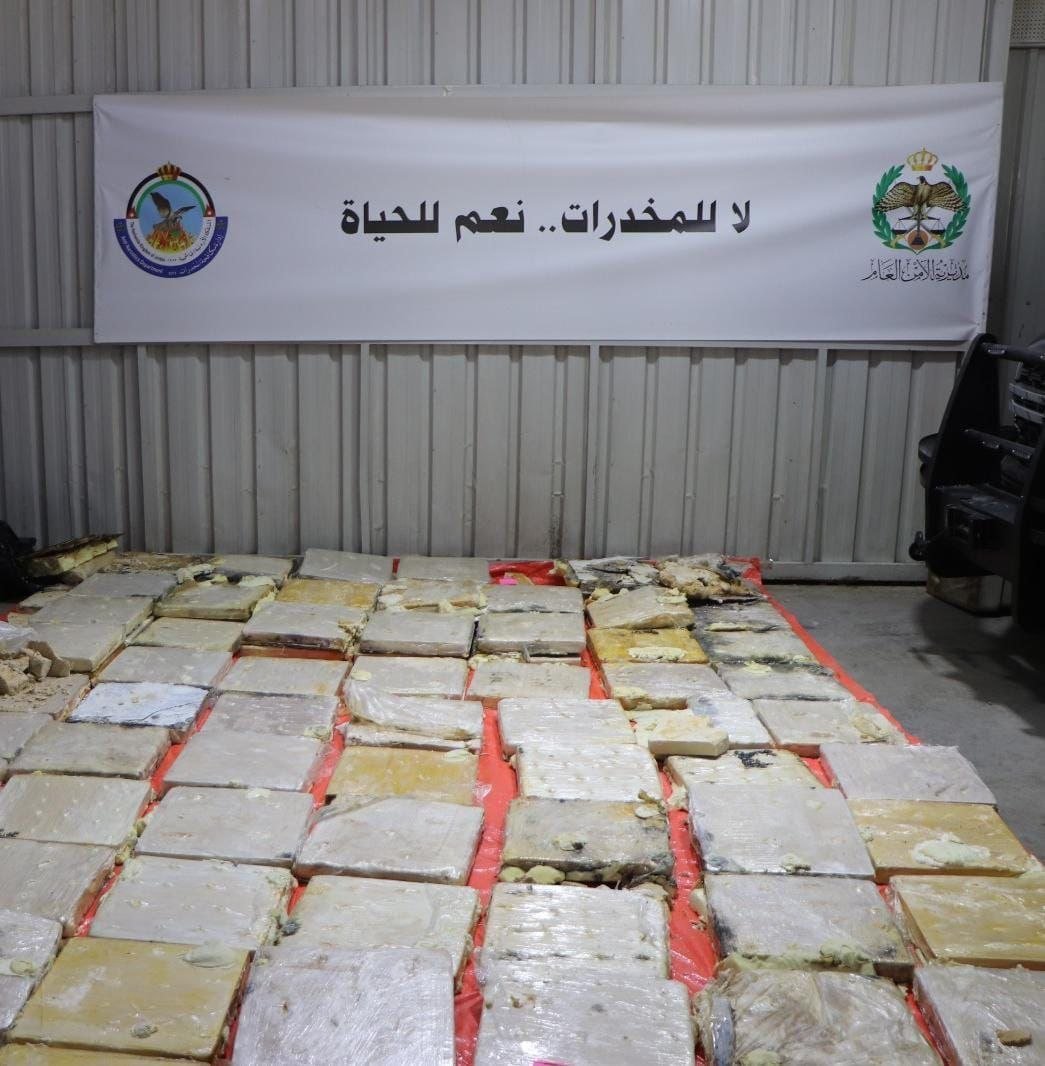 إحباط تهريب نحو 5.5 ملايين حبة كبتاغون عبر معبر جابر بعملية أمنية أردنية _ سورية مشتركة