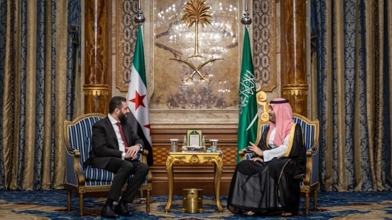 الرئيس السوري وولي العهد السعودي يستعرضان العلاقات الثنائية وتطورات الأوضاع الإقليمية