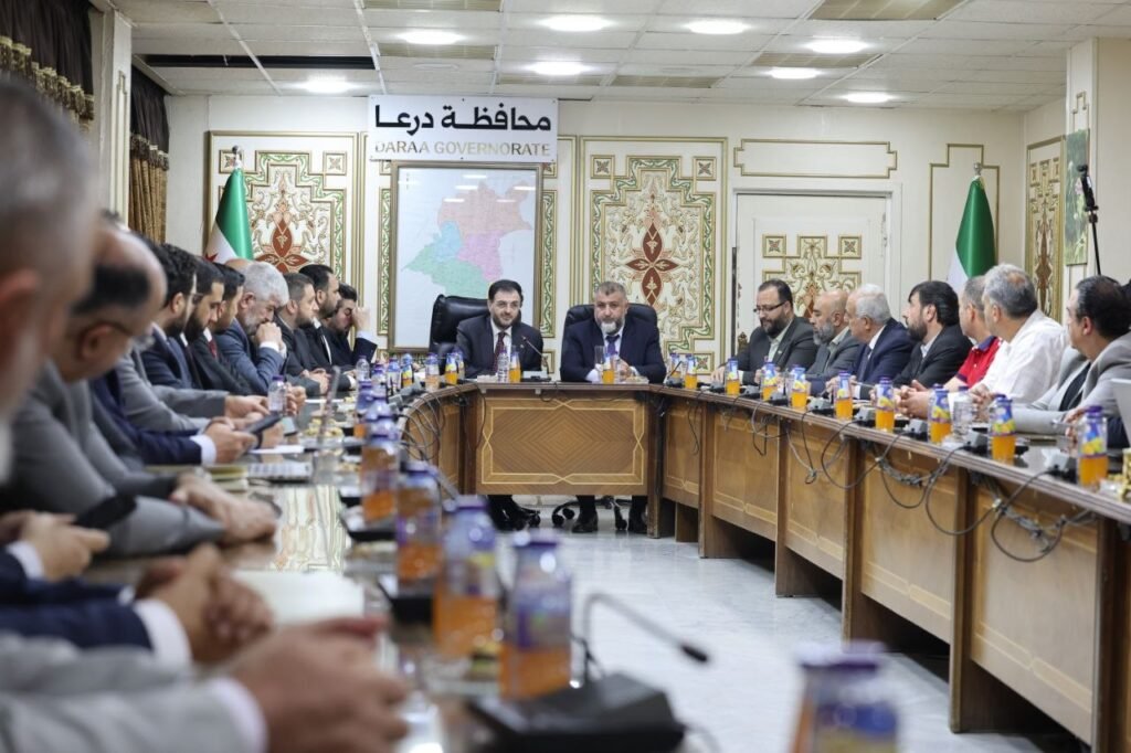 وزير الاتصالات ومحافظ درعا يبحثان واقع الاتصالات وتوسيع التغطية
