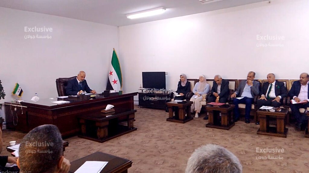 محافظ القنيطرة يعقد أول اجتماع مع مدراء المديريات لبحث الواقع الخدمي