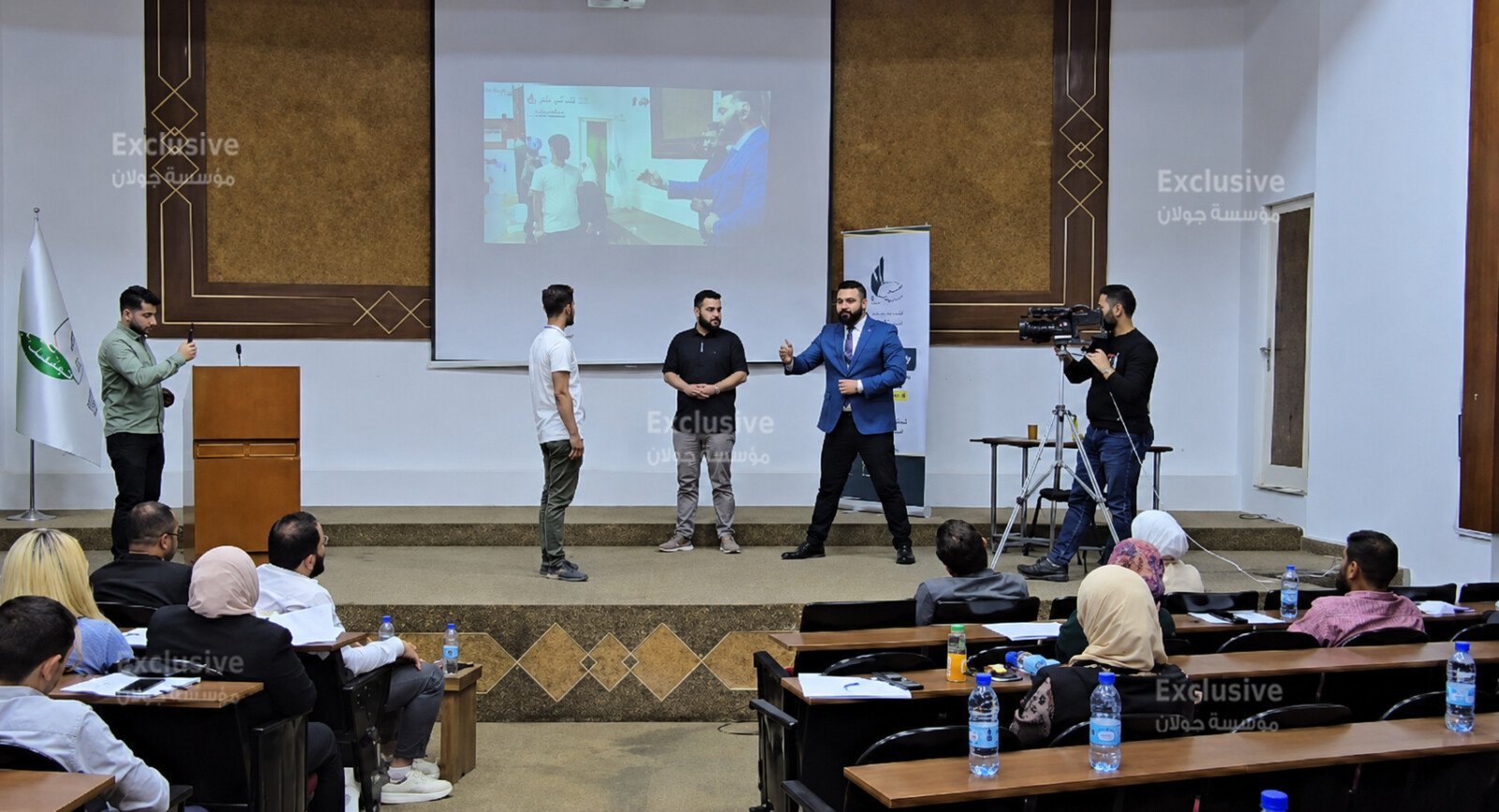 تدريب حول فن الحضور الإعلامي في الأكاديمية السورية للإعلام بدمشق