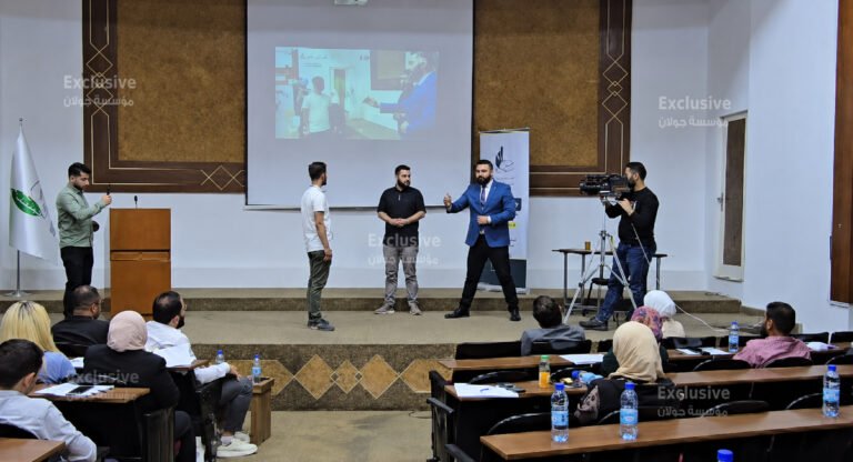 تدريب حول فن الحضور الإعلامي في الأكاديمية السورية للإعلام بدمشق