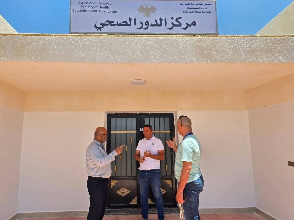 جولة ميدانية لتقييم المراحل النهائية في تأهيل المراكز الصحية بريف المزرعة