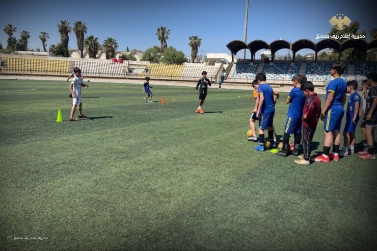 منتخب براعم ريف دمشق لكرة القدم يختتم معسكره التدريبي