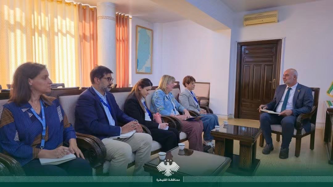 محافظ القنيطرة يبحث مع لجنة التحقيق الدولية المستقلة الانتهاكات الإسرائيلية وآثارها على السكان