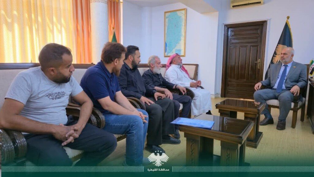 لتعزيز السلم الأهلي في القنيطرة… لقاء تنسيقي بين المحافظة ومجلس الصلح العام