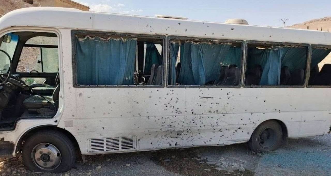 إصابات بانفجار حافلة أمنية في ريف دمشق