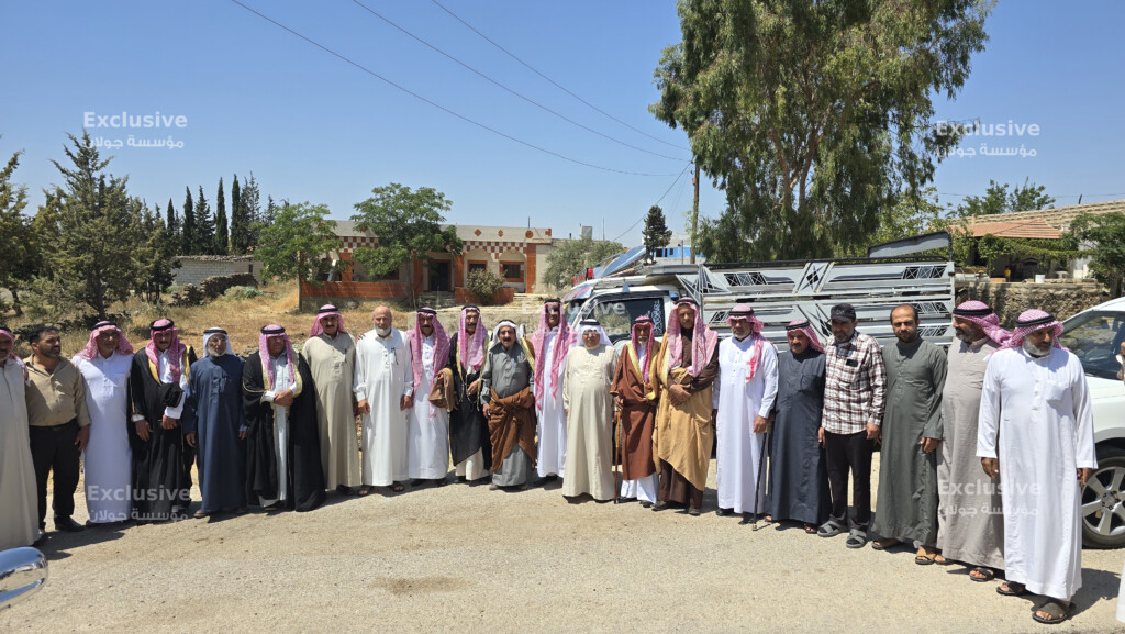 برعاية محافظ القنيطرة عقد راية الصلح بين عشيرتي البكار والحزومين