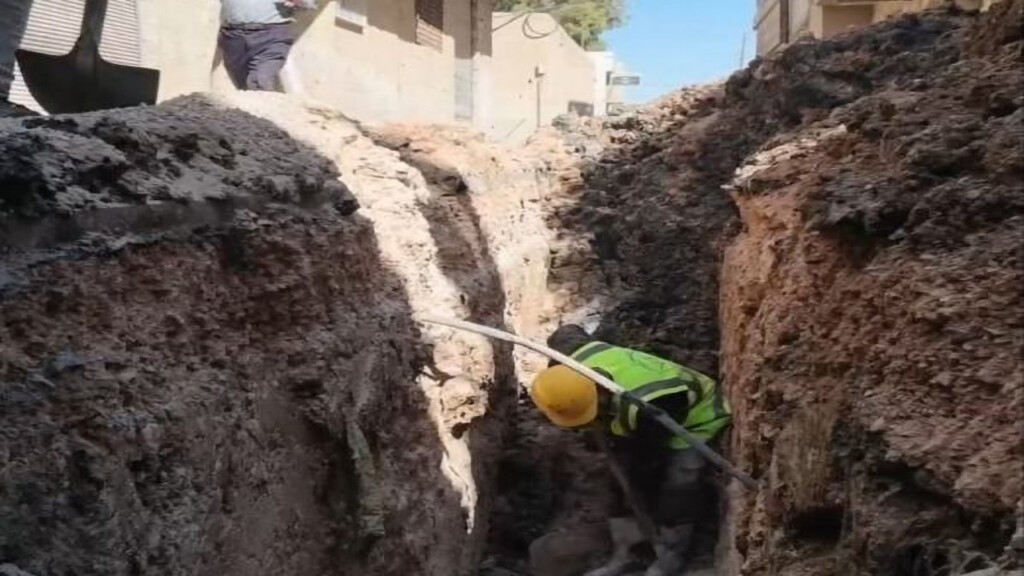 بعد 7 سنوات من الانتظار.. مشروع صرف صحي جديد في الحسينية بريف دمشق