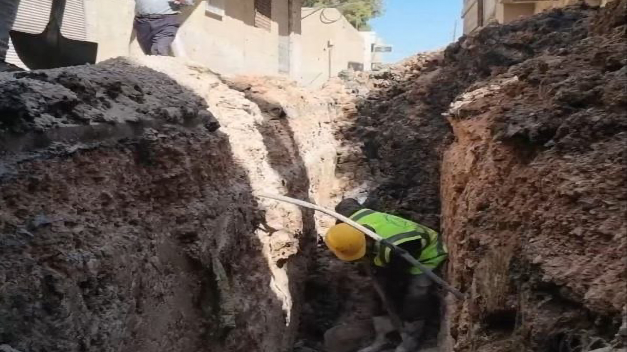 بعد 7 سنوات من الانتظار.. مشروع صرف صحي جديد في الحسينية بريف دمشق